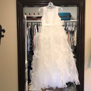 David’s Bridal flower girl dress